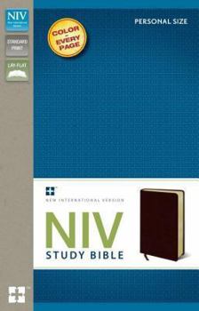 Bonded Leather Study Bible-NIV-Personal Size Book