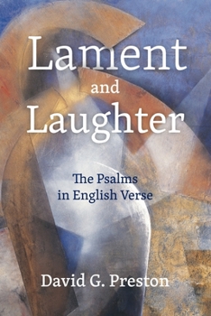 Paperback Lament and Laughter; The Psalms in English Verse Book