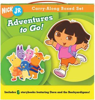 Paperback Adventures to Go!: Dora: Dora's Fairy-Tale Adventure/Dora's Pirate Adventure/Dance to the Rescue/The Backyardigans: Race to the Tower of Book