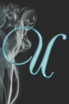 U Journal: A Monogram U Initial Capital Letter Notebook For Writing And Notes: Great Personalized Gift For All First, Middle, Or Last Names (Teal Turquoise Gold Horse Equestrian Animal Print)