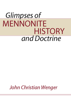 Paperback Glimpses of Mennonite History Book