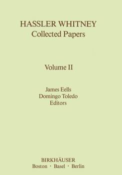 Paperback Hassler Whitney Collected Papers: Vol.2 Book