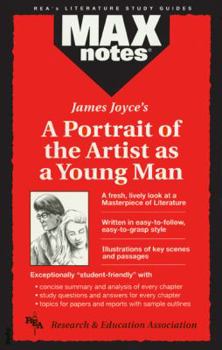 Paperback Portrait of the Artist as a Young Man, a (Maxnotes Literature Guides) Book