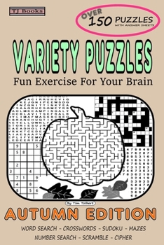 Paperback Variety Puzzles Autumn Edition: Fun Exercise For Your Brain Book