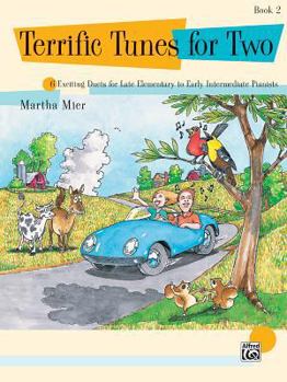 Paperback Terrific Tunes for Two, Bk 2: 6 Exciting Duets for Late Elementary to Early Intermediate Pianists Book