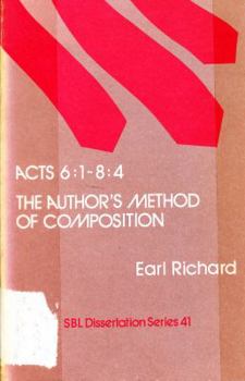 Paperback Acts Six: One-Eight : Four : The Author's Method of Composition Book