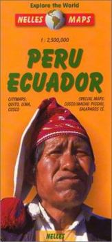 Map Nelles Peru & Ecuador Travel Map [German] Book
