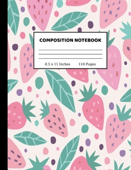 Paperback Composition Notebook: Wide Ruled Paper Notebook Journal - Cute Wide Blank Lined Workbook for Teens Kids Students Girls for Home School Colle Book