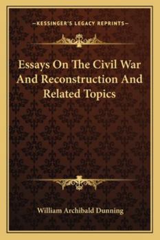 Paperback Essays On The Civil War And Reconstruction And Related Topics Book