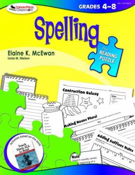 Paperback The Reading Puzzle: Spelling, Grades 4-8 Book