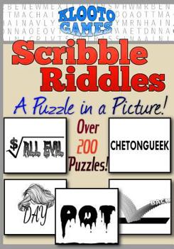 Paperback KLOOTO Games Scribble Riddles Book