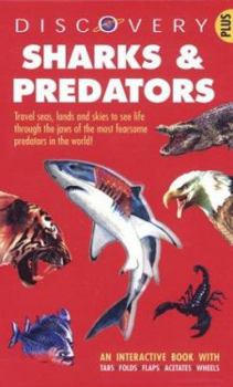 Hardcover Sharks and Predators: A Discovery Plus Book