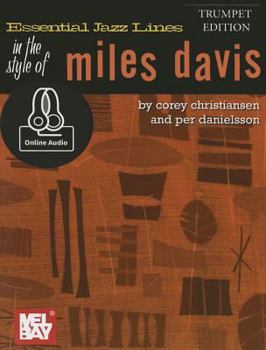 Paperback Essential Jazz Lines: Miles Davis - Trumpet Edition Book