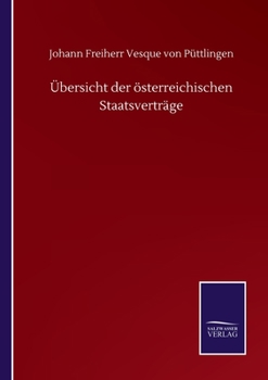 Paperback Übersicht der österreichischen Staatsverträge [German] Book