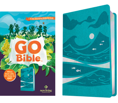 Imitation Leather NLT Go Bible for Kids (Leatherlike, Teal Ocean): A Life-Changing Bible for Kids Book