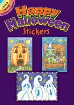 Paperback Happy Halloween Stickers Book