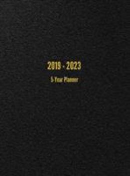 Hardcover 2019-2023 5-Year Planner: 60-Month Calendar (Black) Book