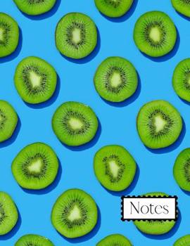 Notes: A Cool Kiwi Cover College Ruled Notebook for Class, School, College or the Office, (8.5x11)