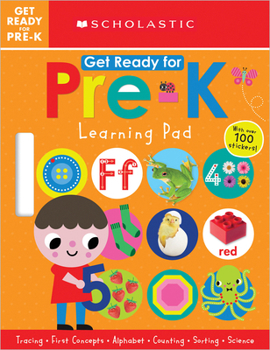 Paperback Get Ready for Pre-K Learning Pad: Scholastic Early Learners (Learning Pad) Book