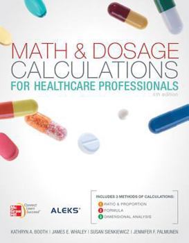 Paperback Math and Dosage Calculations for Health Care Professionals with Student CD Book