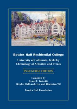Paperback Bowles Hall Residential College: University of California, Berkeley Book