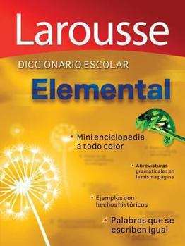 Paperback Diccionario Escolar Elemental [Spanish] Book
