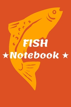 Paperback Fish Notebook: Fishing Log Notebook to record vital info on up to 800 catches Book