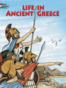 Paperback Life in Ancient Greece Coloring Book