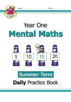 Paperback New KS1 Mental Maths Daily Practice Book: Year 1 - Summer Term (CGP KS1 Maths) Book