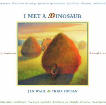 Hardcover I Met a Dinosaur Book
