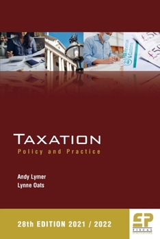 Paperback Taxation - Policy and Practice 2021/22 (28th edition) Book