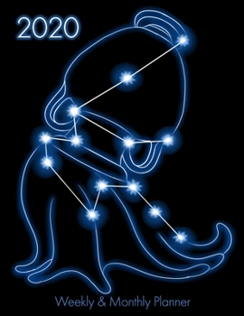 2020 Weekly & Monthly Planner: Aquarius Zodiac Agenda With Daily Goals And Meal Plan Large