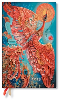 Calendar 2023 Firebird 12-Month Flexis Maxi 176 Pg Horizontal Week-At-A-Time Birds of Happiness Book