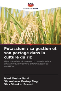 Paperback Potassium: sa gestion et son partage dans la culture du riz [French] Book