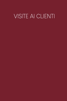 Visite ai clienti: Quaderno da completare per la registrazione delle conversazioni con i (nuovi) clienti - Design: Rosso