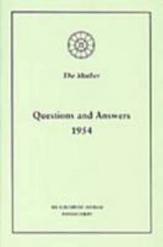 Paperback Questions and Answers 1954 Book