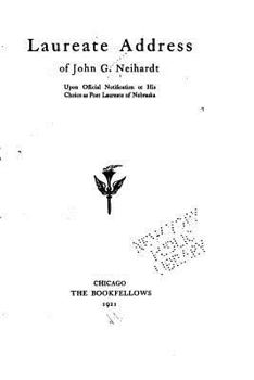 Paperback Laureate Address of John G. Neihardt Book