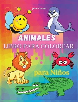 Hardcover Animales Libro Para Colorear Para Ni?os: para ni?os peque?os, preescolar y jard?n de infancia [Spanish] Book