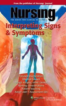 Paperback Interpreting Signs & Symptoms (Nursing Journal Series) Book