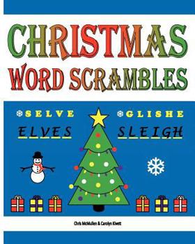 Paperback Christmas Word Scrambles: Puzzles for the Holidays Book