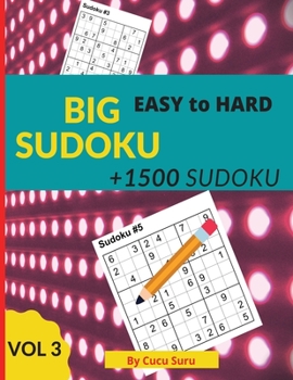 Paperback Sudoku Big: Vol 3 Difficult and Extreme Book