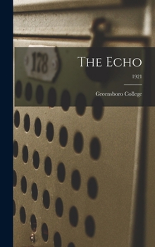 Hardcover The Echo; 1921 Book