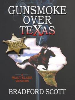 Paperback Gunsmoke Over Texas [Large Print] Book