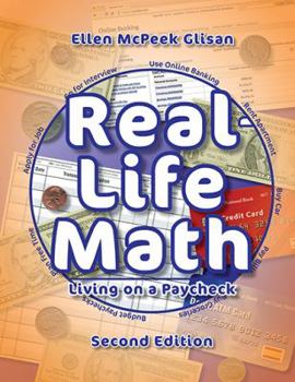 Paperback Real-life Math: Living on a Paycheck; Includes the Teacher s Manual With Printable/Reproducible Activity Book