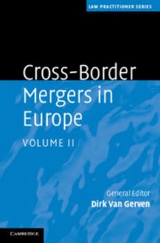 Hardcover Cross-Border Mergers in Europe Book