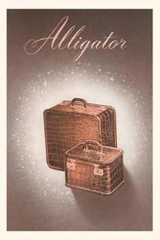 Paperback Vintage Journal Alligator Luggage Book