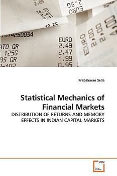 Paperback Statistical Mechanics of Financial Markets Book