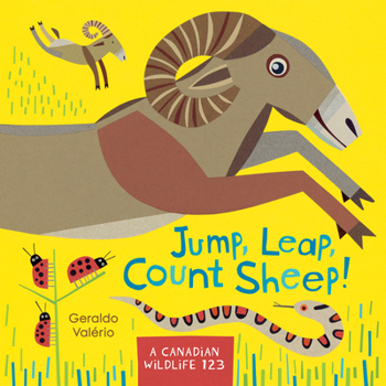 Hardcover Jump, Leap, Count Sheep!: A Canadian Wildlife 123 Book