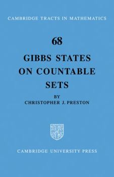 Paperback Gibbs States on Countable Sets Book