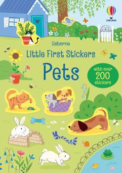 Paperback Little First Stickers Pets Book